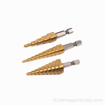 Pengeboran berkualitas tinggi HSS Step Drill Bits